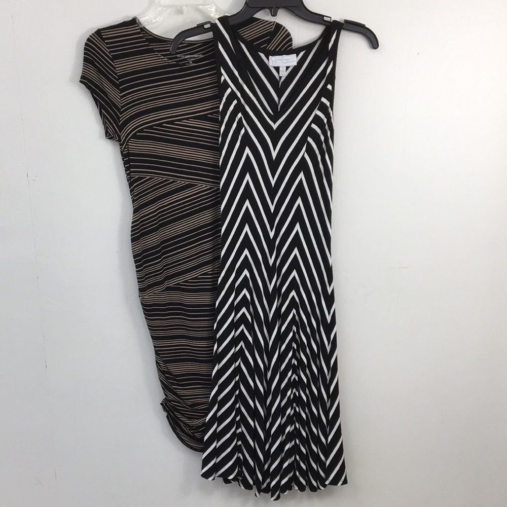Liz Lange/Jessica Simpson Maternity Summer Midi Dress Bundle Size XS/S EXCELLENT